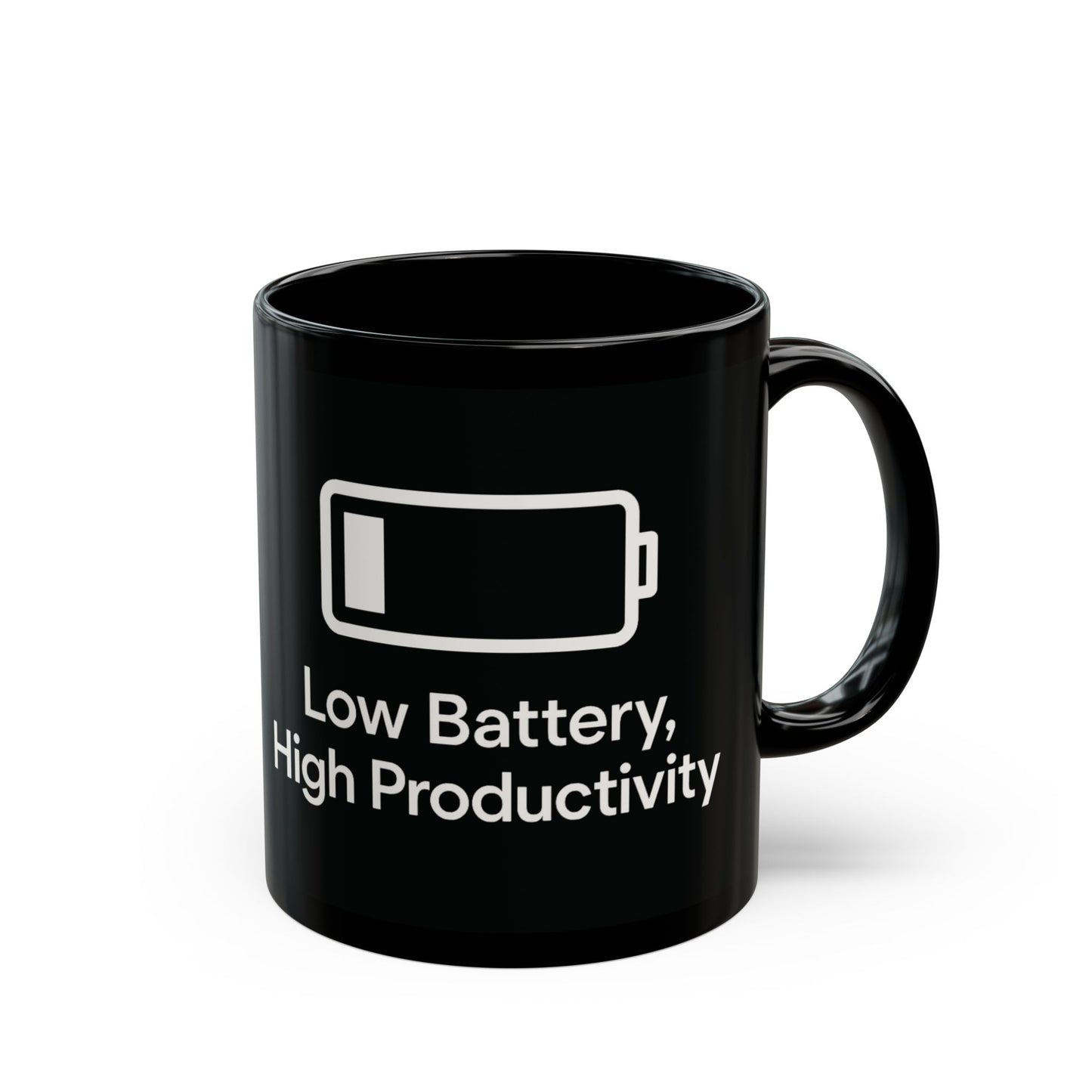 Low Battery, High Productivity Mug