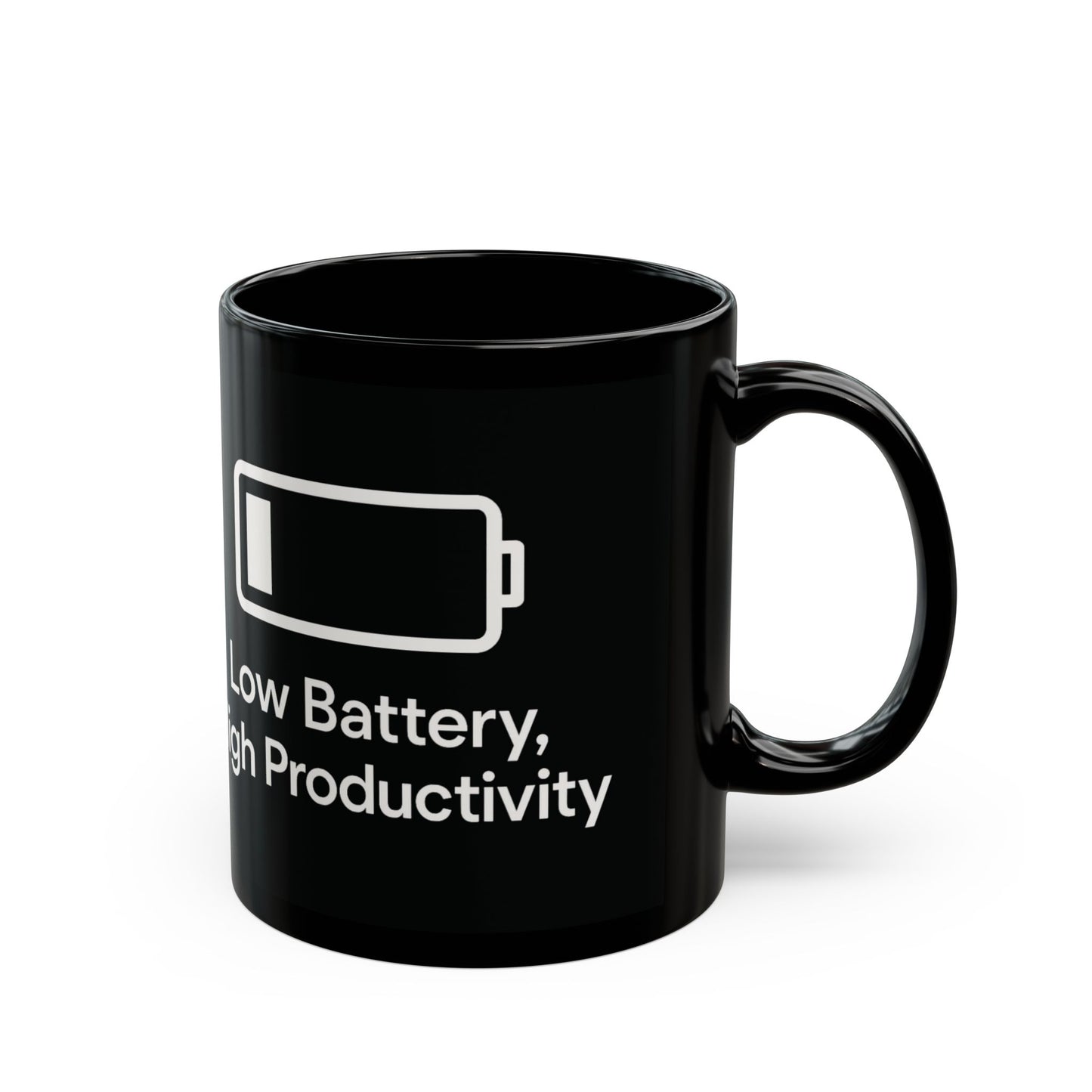Low Battery, High Productivity Mug