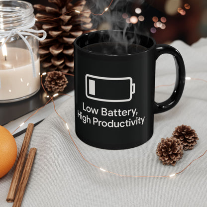 Low Battery, High Productivity Mug