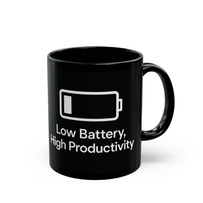 Low Battery, High Productivity Mug